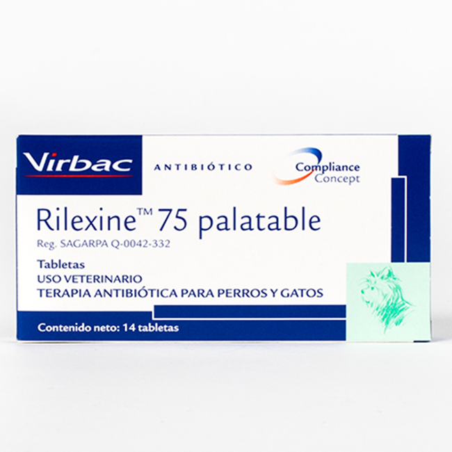 RILEXINE 75 MASTICABLE 14 TABLETAS RILEXINE 75 MASTICABLE 14 TABLETAS